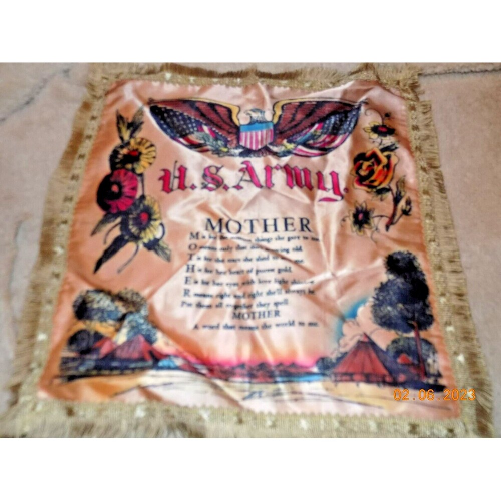 Vintage US Army mother handkerchief?  military